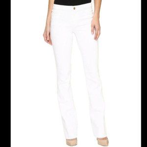 Joe’s Flawless - Hi (rise) Honey Curvy Bootcut White Jeans, NWOT, size 27